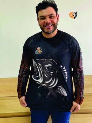 Camiseta Masculina Judá Pescaria - Preto
