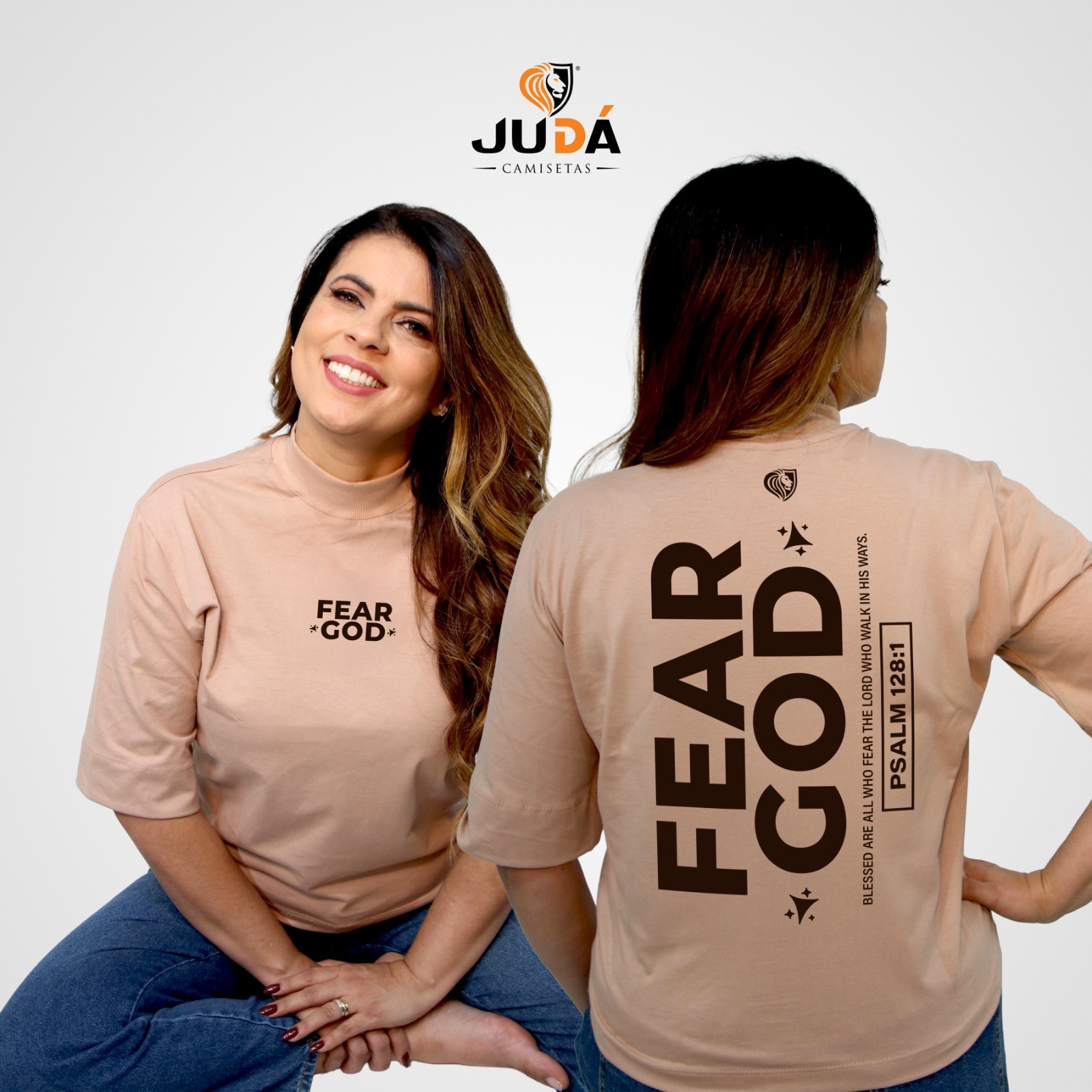 Blusa Oversized Feminina Fear God – Argila