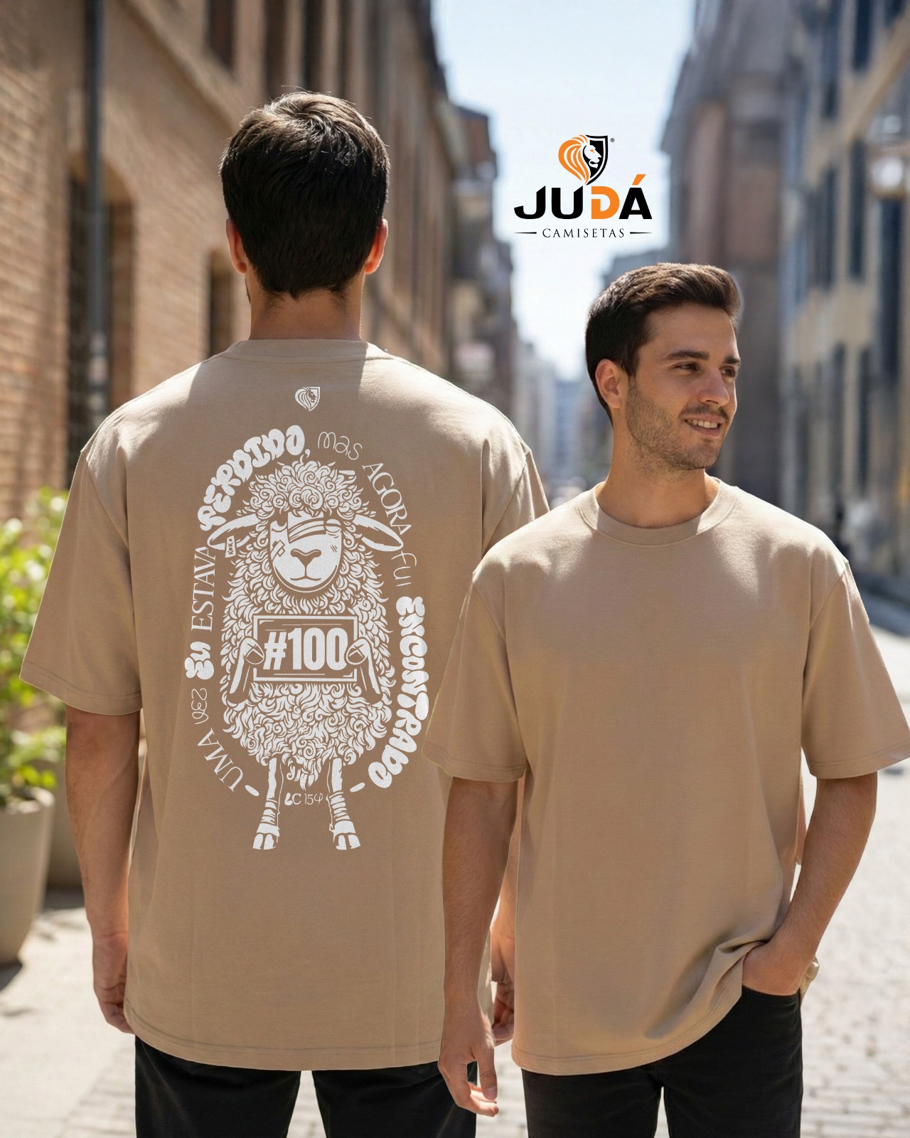 Camiseta Oversized Encontrado – Argila