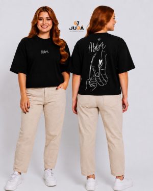 Blusa Oversized Feminina Abba - Preta